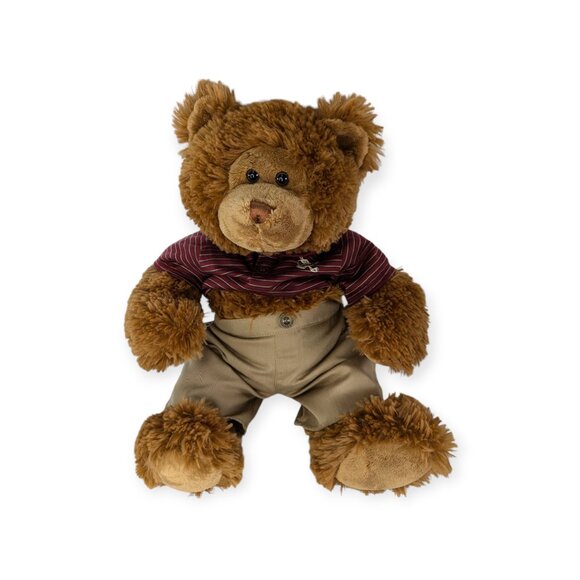 Build-A-Bear BAB Centennial Series Edition 2001 Teddy Bear w/Golfer's Outfit - Picture 11 of 11
